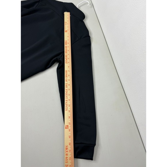 Under Armour Shirt Mens Size Large Loose Fit Coldgear Black 1/4 Zip Pullover - Picture 7 of 15